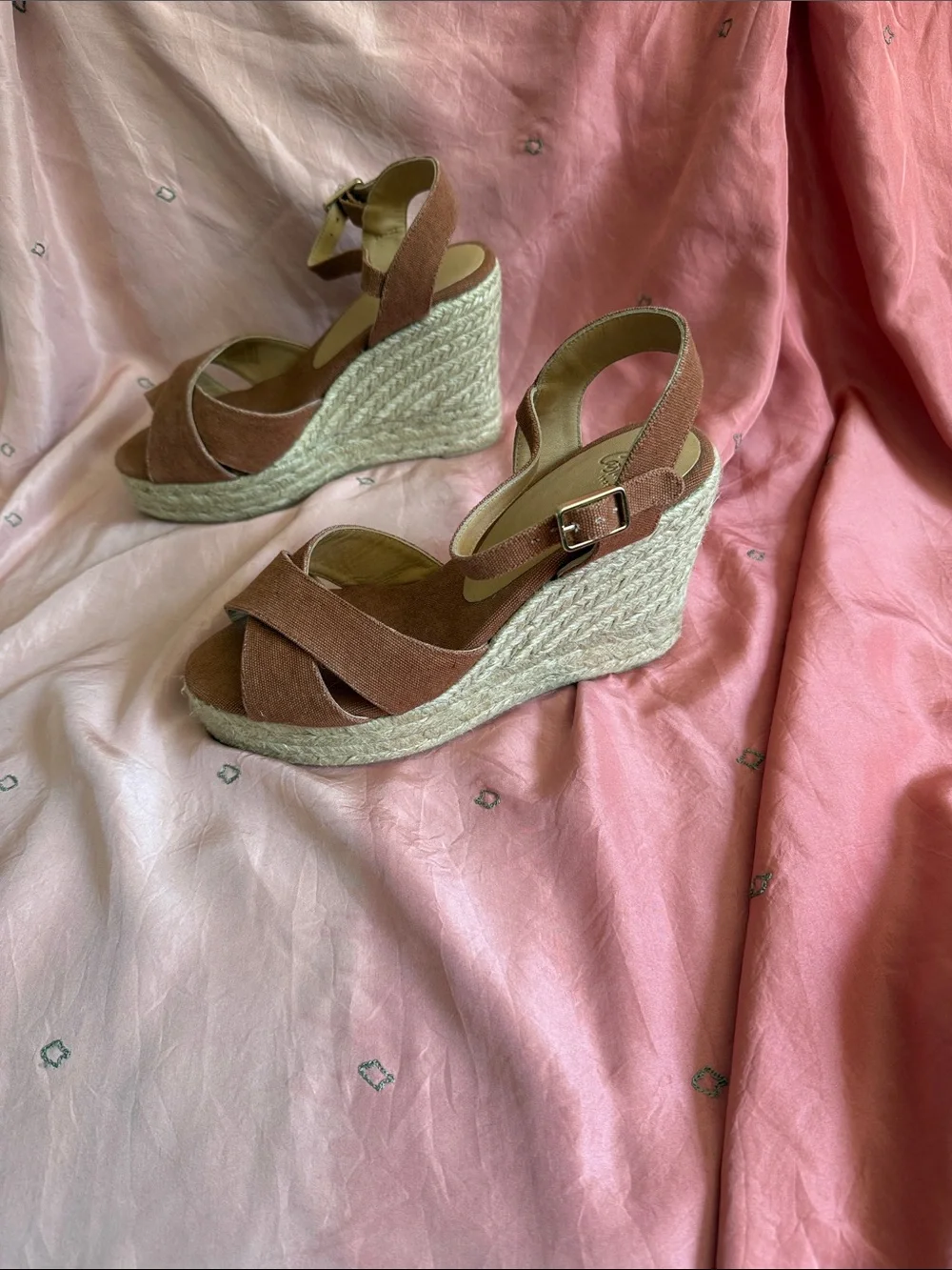 Castaner “Blaudell” Rust Color Iconic Espadrille,  Size 39/8 EUC - Worn Once